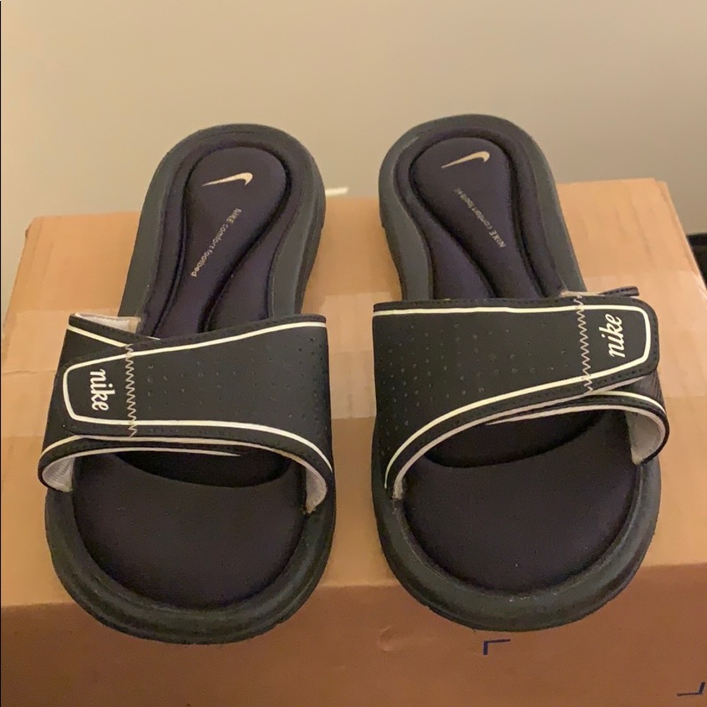 Nike Comfort Footbed Slide on Slippers with Velcro